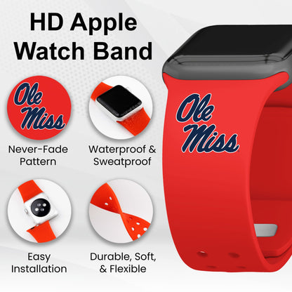 Mississippi Ole Miss HD Apple Watch Band
