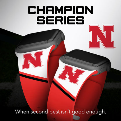 Nebraska Huskers HD Apple Watch Band