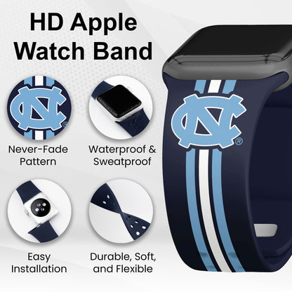North Carolina Tar Heels HD Apple Watch Band