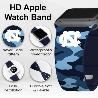 North Carolina Tar Heels HD Apple Watch Band