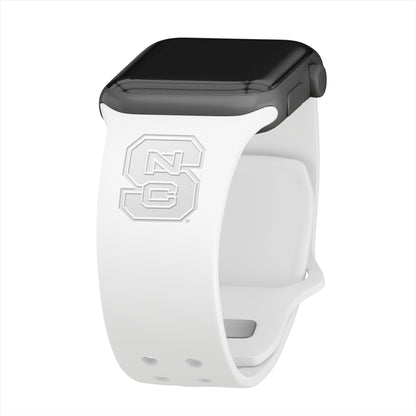 North Carolina State Wolfpack Engraved Apple Watch Band
