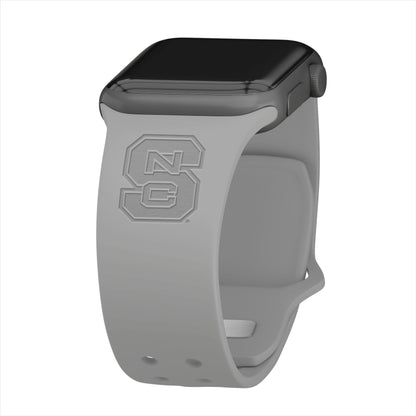 North Carolina State Wolfpack Engraved Apple Watch Band