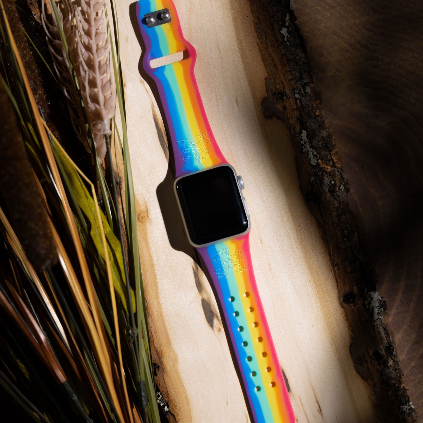 Notre Dame Fighting Irish Engraved Apple Watch Band