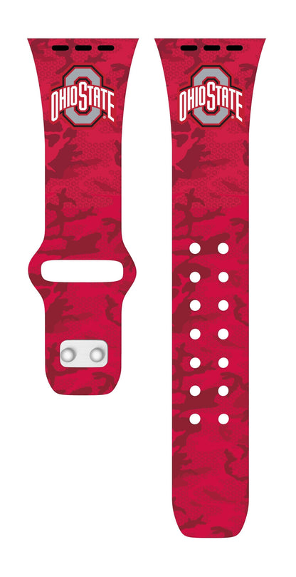 Ohio State Buckeyes HD Apple Watch Band