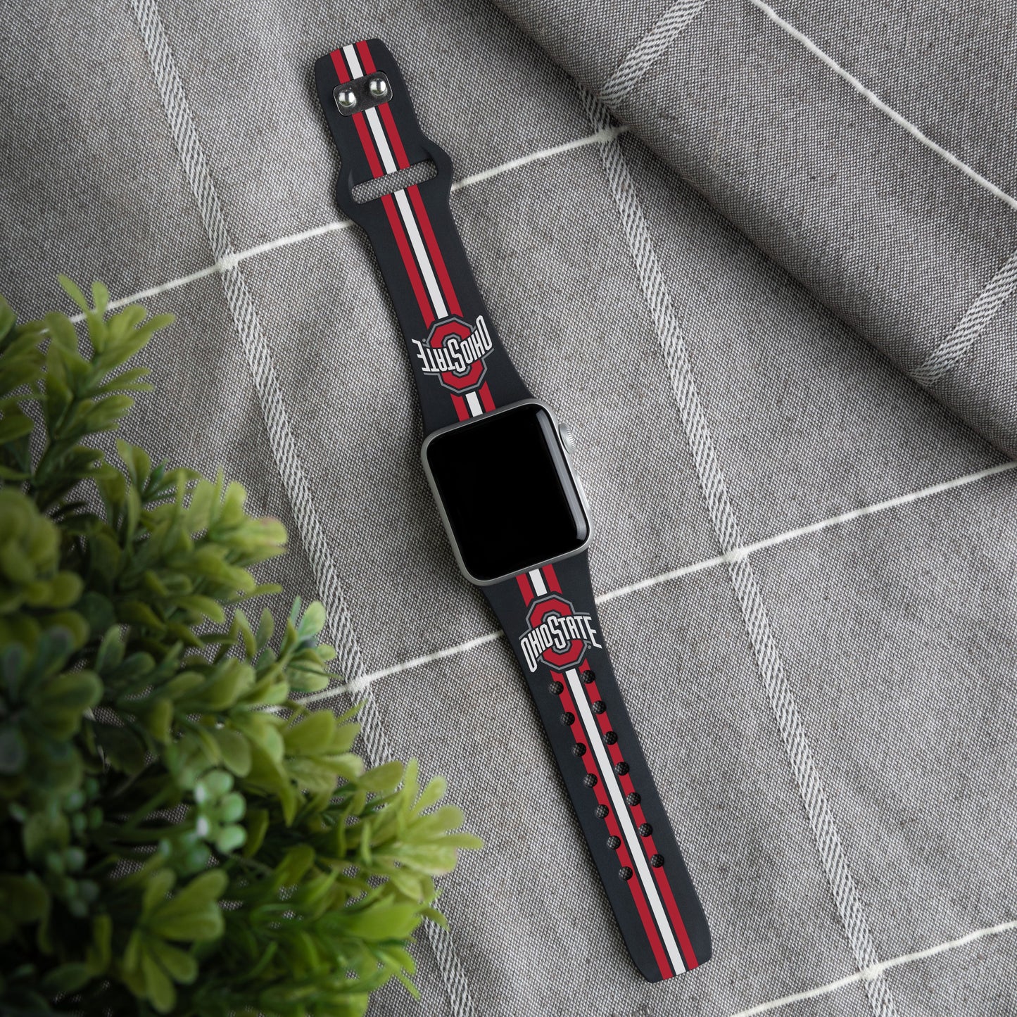 Ohio State Buckeyes HD Apple Watch Band