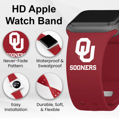 Oklahoma Sooners HD Apple Watch Band