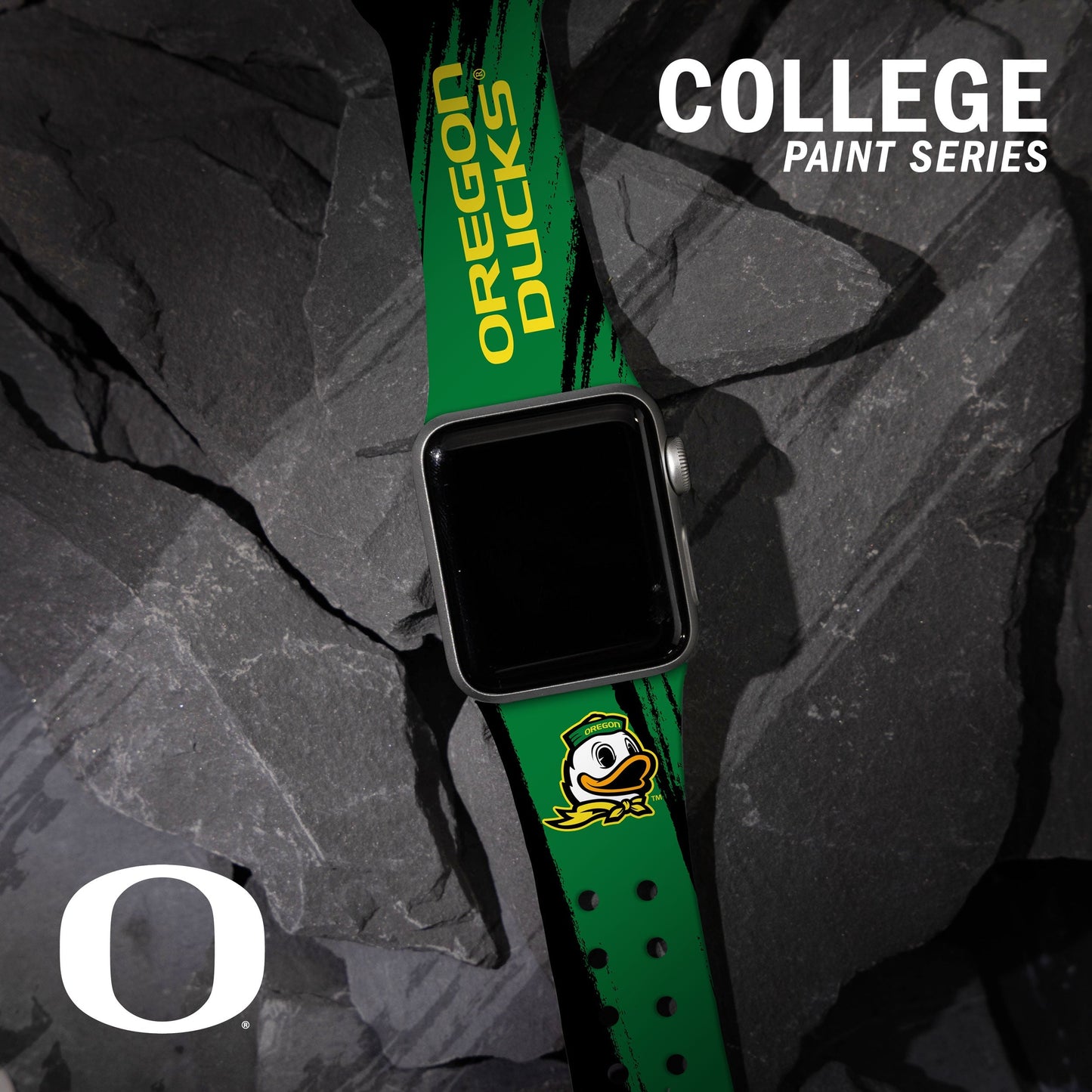 Oregon Ducks HD Apple Watch Band