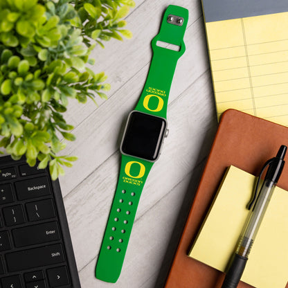 Oregon Ducks HD Apple Watch Band