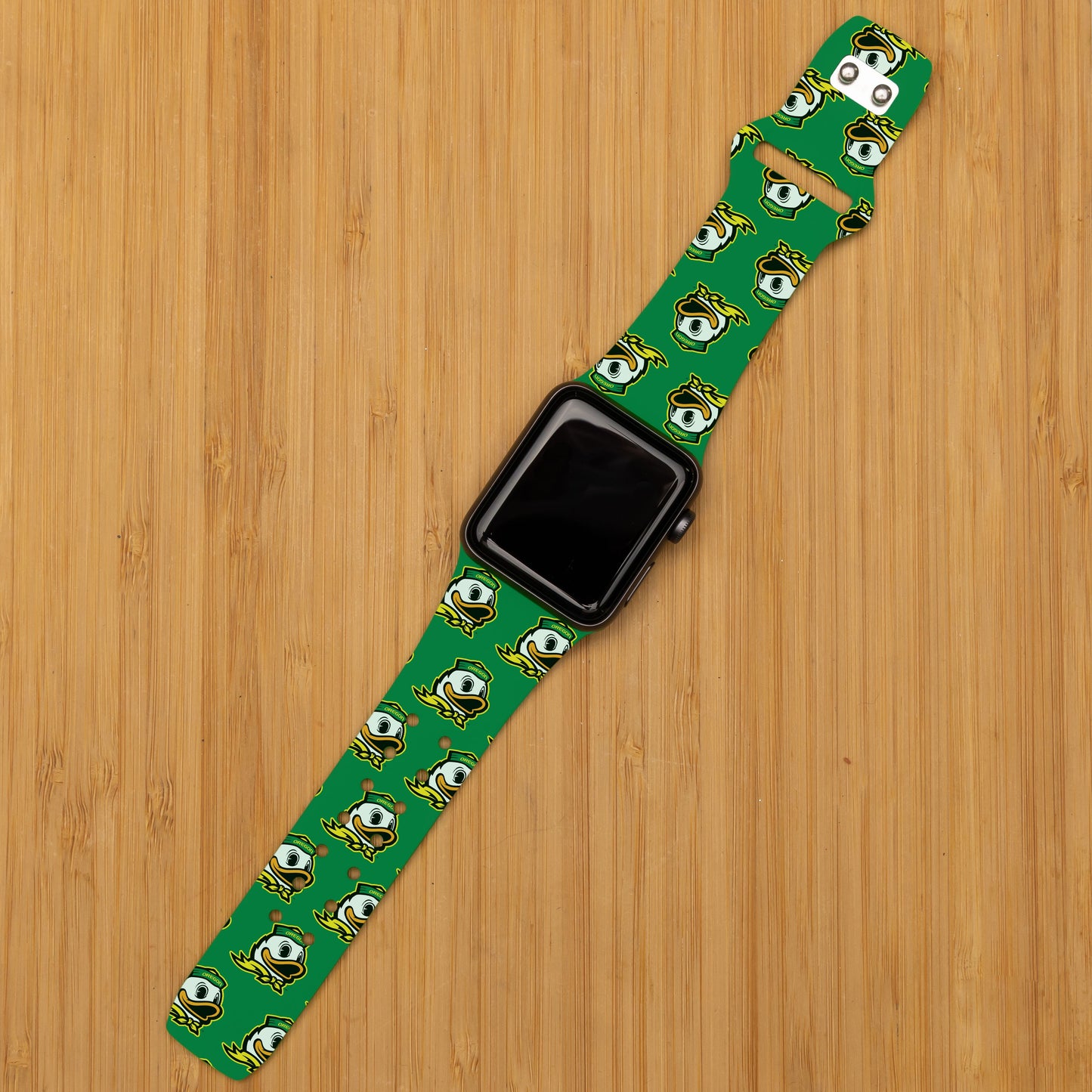 Oregon Ducks HD Apple Watch Band