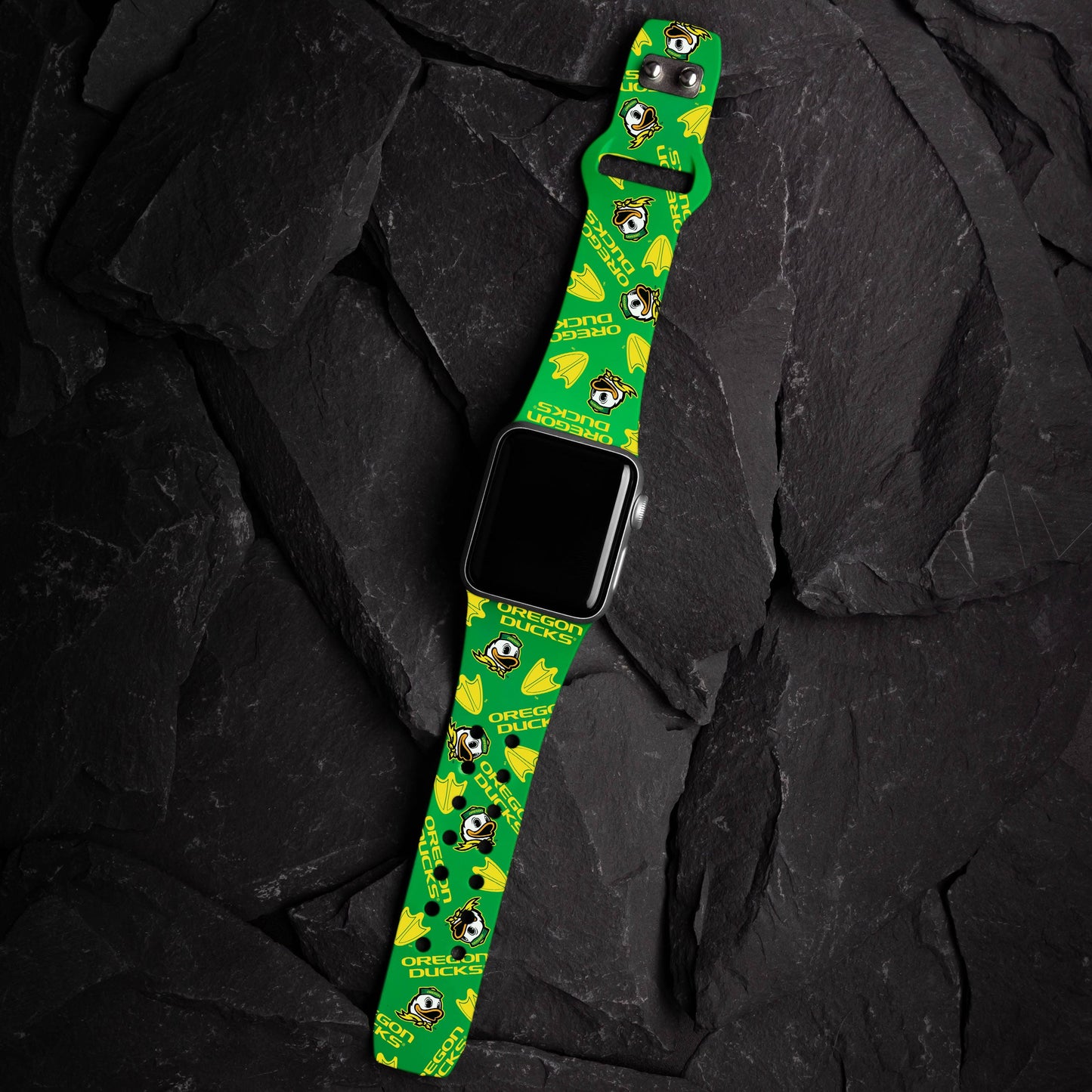 Oregon Ducks HD Apple Watch Band