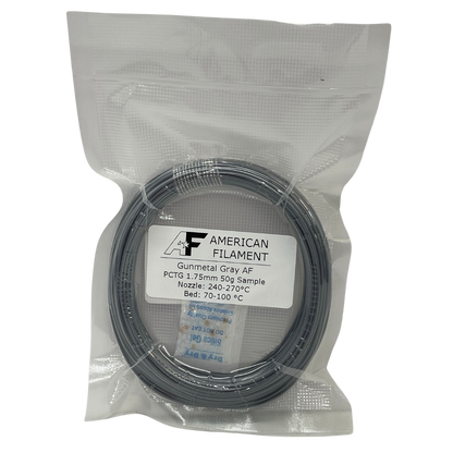 Gunmetal Gray AF 1.75mm PCTG Filament Made in the USA!
