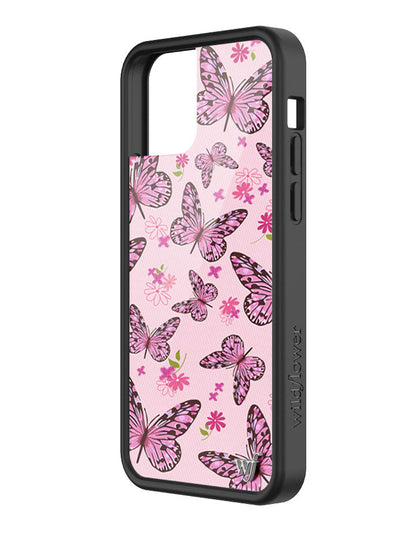 Pink Butterfly iPhone Case