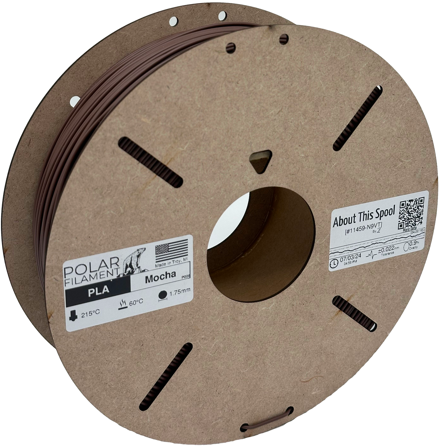 Mocha PLA - 1kg 1.75mm