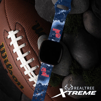 Mississippi Ole Miss Realtree HD Fitbit Versa 3 & Sense Watch Band