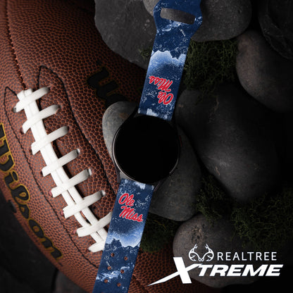 Mississippi Ole Miss Realtree HD  Watchband for Samsung, Garmin, Fossil, and More