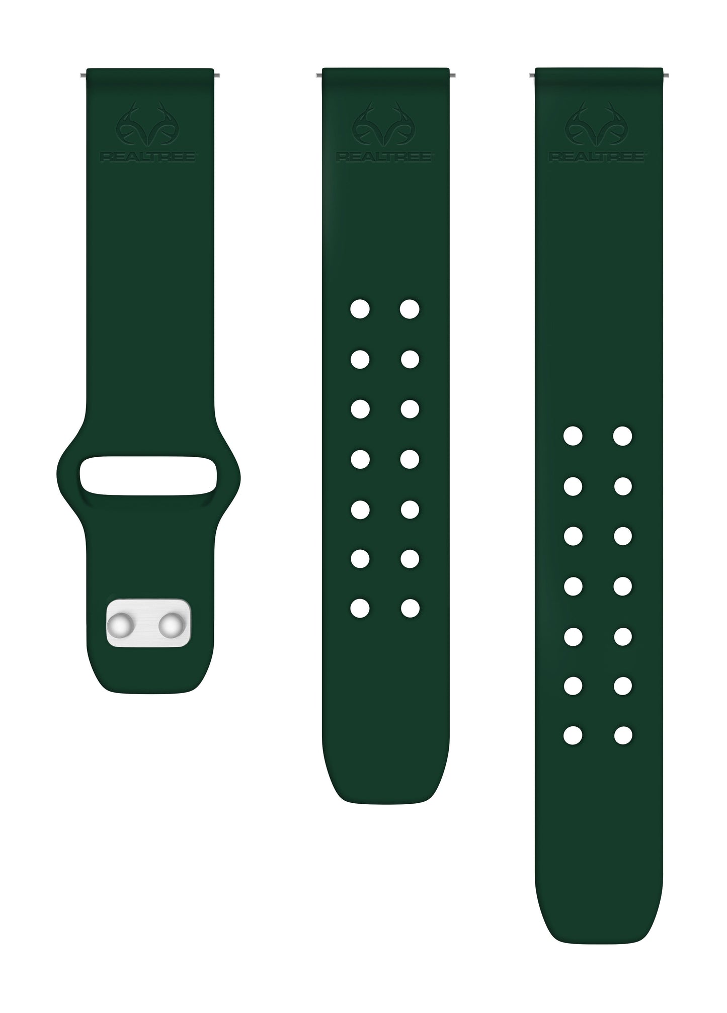 Realtree Engraved Silicone Watchband for Samsung, Garmin, Fossil, and More for Samsung, Garmin, Fossil, and More