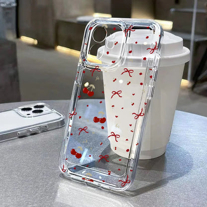 Cute Bow Cherry Phone Case
