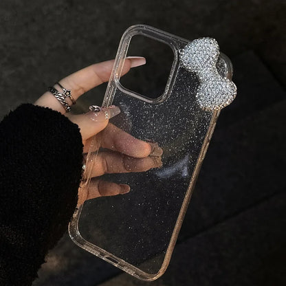 Luxury 3D Rhinestone Bow Bling Glitter Phone Case
