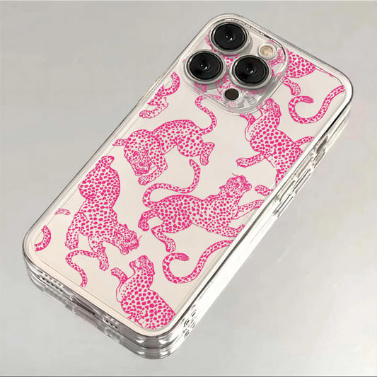 Hot Pink Leopard Phone Case