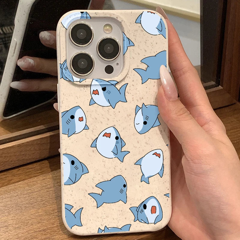 Cartoon Animals Soft Cover Cute Frog Phone Case