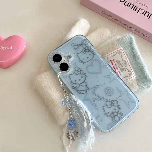 Hello Kitty With Luxury Imitation Diamonds Phone Case