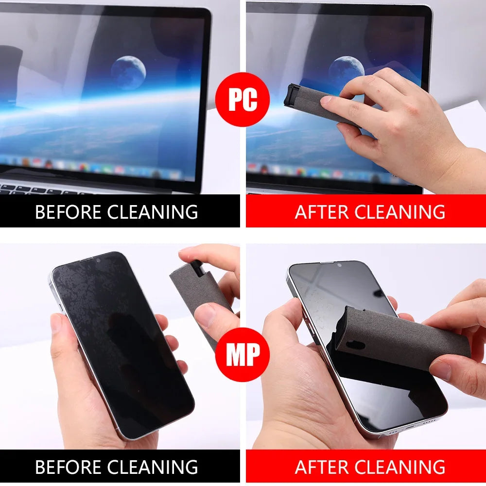 4-in-1 Microfiber Screen Cleaner & Spray Bottle Collection