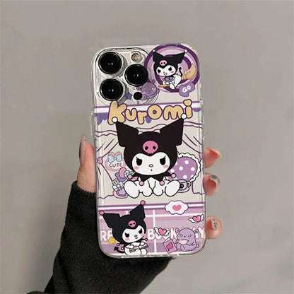 3D Hello Kitty Kuromi Grip Tok Holder Phone Case