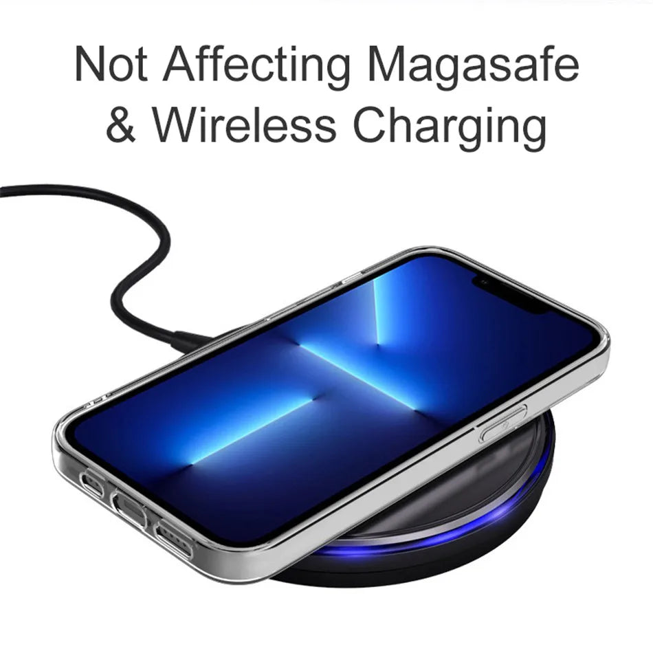 Ultra-Thin Clear Silicone Case – Lightweight & Protective for iPhone