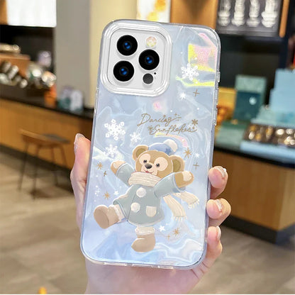 Hot Disney StellaLou LinaBell Cartoon Gradient Phone Case