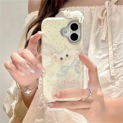 Cute 3D Kitten Phone Case