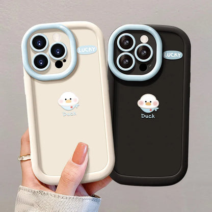 Lucky Duck Round Camera Protector Phone Case