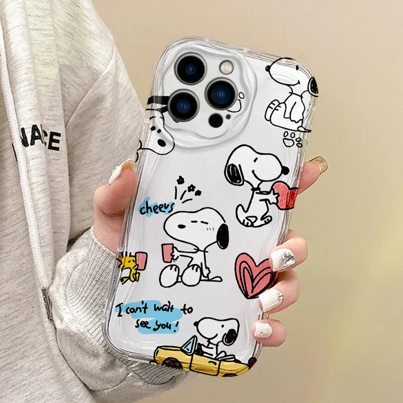Fashion Snoopy Cute Cartoon Shockproof  Phone Case