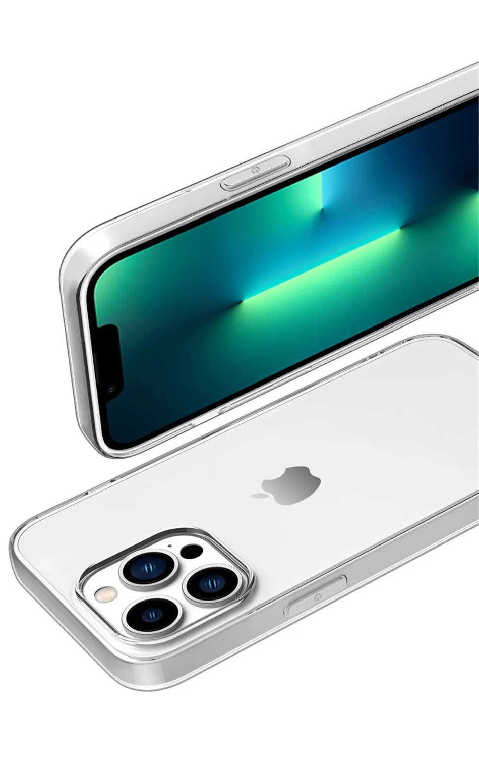 Ultra-Thin Clear Silicone Case – Lightweight & Protective for iPhone
