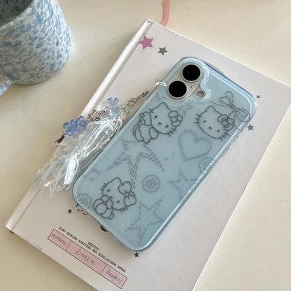 Hello Kitty With Luxury Imitation Diamonds Phone Case