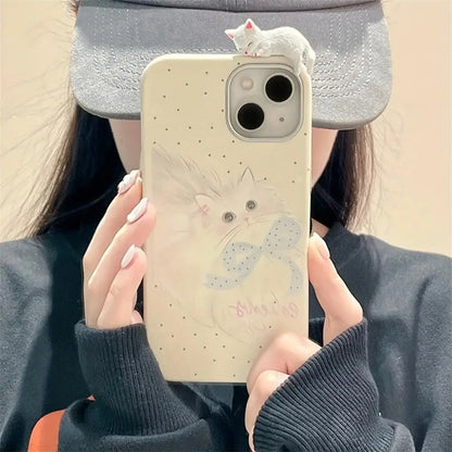 Cute 3D Kitten Phone Case