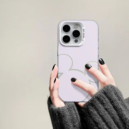 Hollow Mickey Mouse Concise Pattern Phone Case