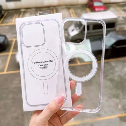 Luxury Acrylic Magnetic Case – Ultra Clear MagSafe Cover for iPhone
