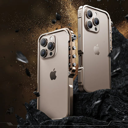 Premium Aluminum Alloy Frame Case – Shockproof Metal Bumper for iPhone