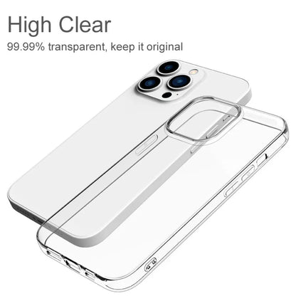 Ultra-Thin Clear Silicone Case – Lightweight & Protective for iPhone