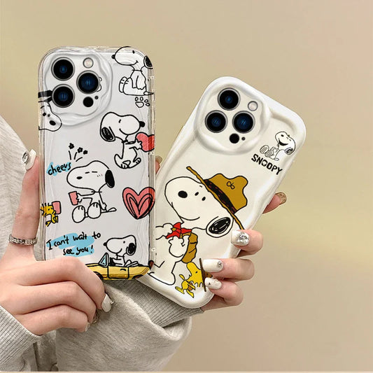 Fashion Snoopy Cute Cartoon Shockproof  Phone Case