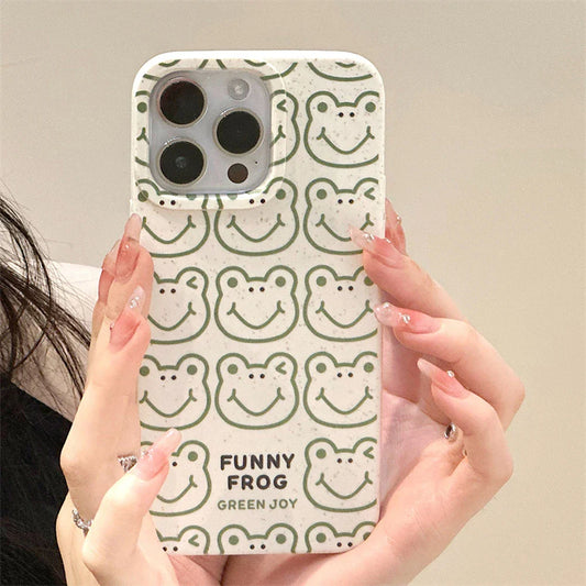 Cartoon Animals Soft Cover Cute Frog Phone Case