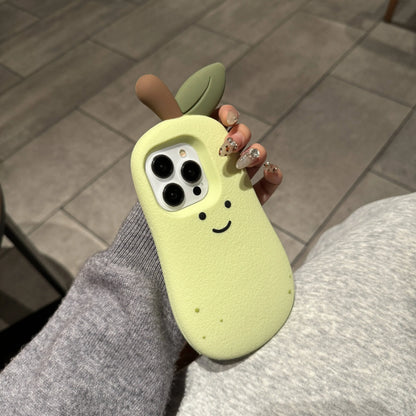 Cute Silicone Pear Shaped Soft Phone Case