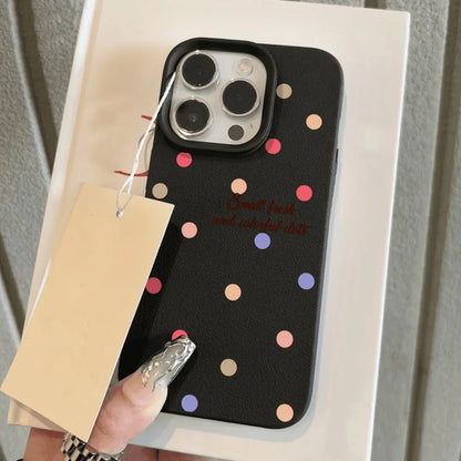 Korean Ins Cute Polka Dot Phone Case
