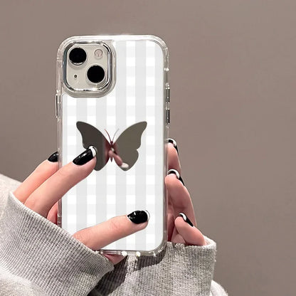 Cute Love Heart Mirror Phone Case