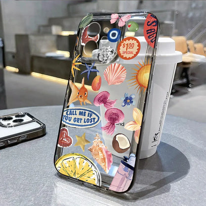 Ocean Animal Fish Cover Transparent Phone Case
