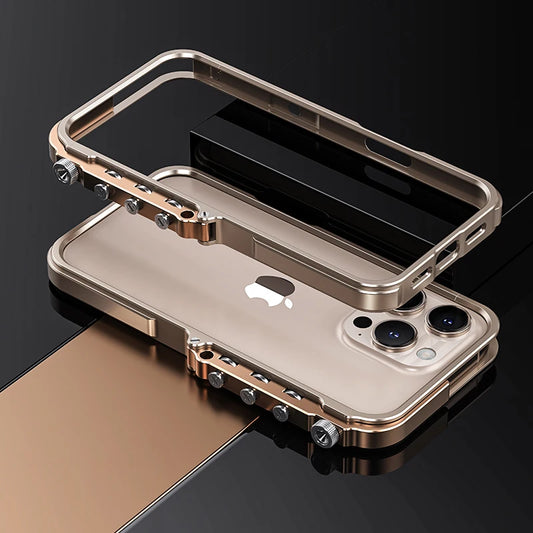Premium Aluminum Alloy Frame Case – Shockproof Metal Bumper for iPhone