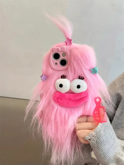 Cute Plush Winter Warm Fur Phone Case