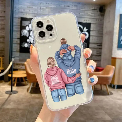 Super Mom And Super Dad Baby Family Phone Case