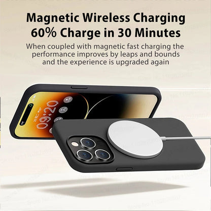Premium Liquid Silicone Cover Case for iPhone