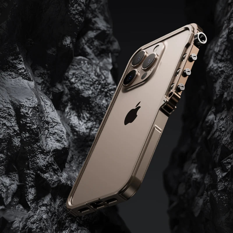 Premium Aluminum Alloy Frame Case – Shockproof Metal Bumper for iPhone